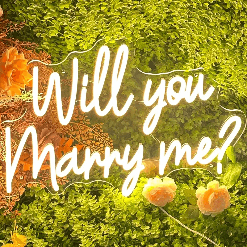 Will You Marry Me Neon Sign