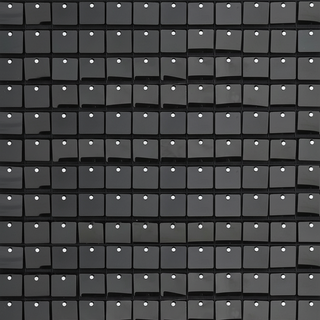 Black Sequin Shimmer Wall