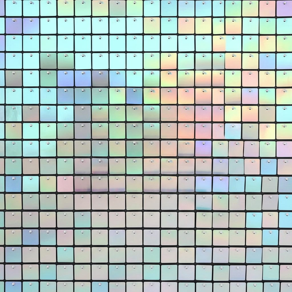 Pearlescent Sequin Shimmer Wall