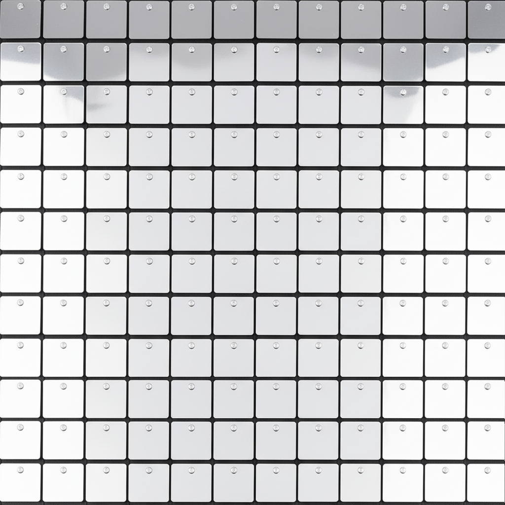 Silver Sequin Shimmer Wall