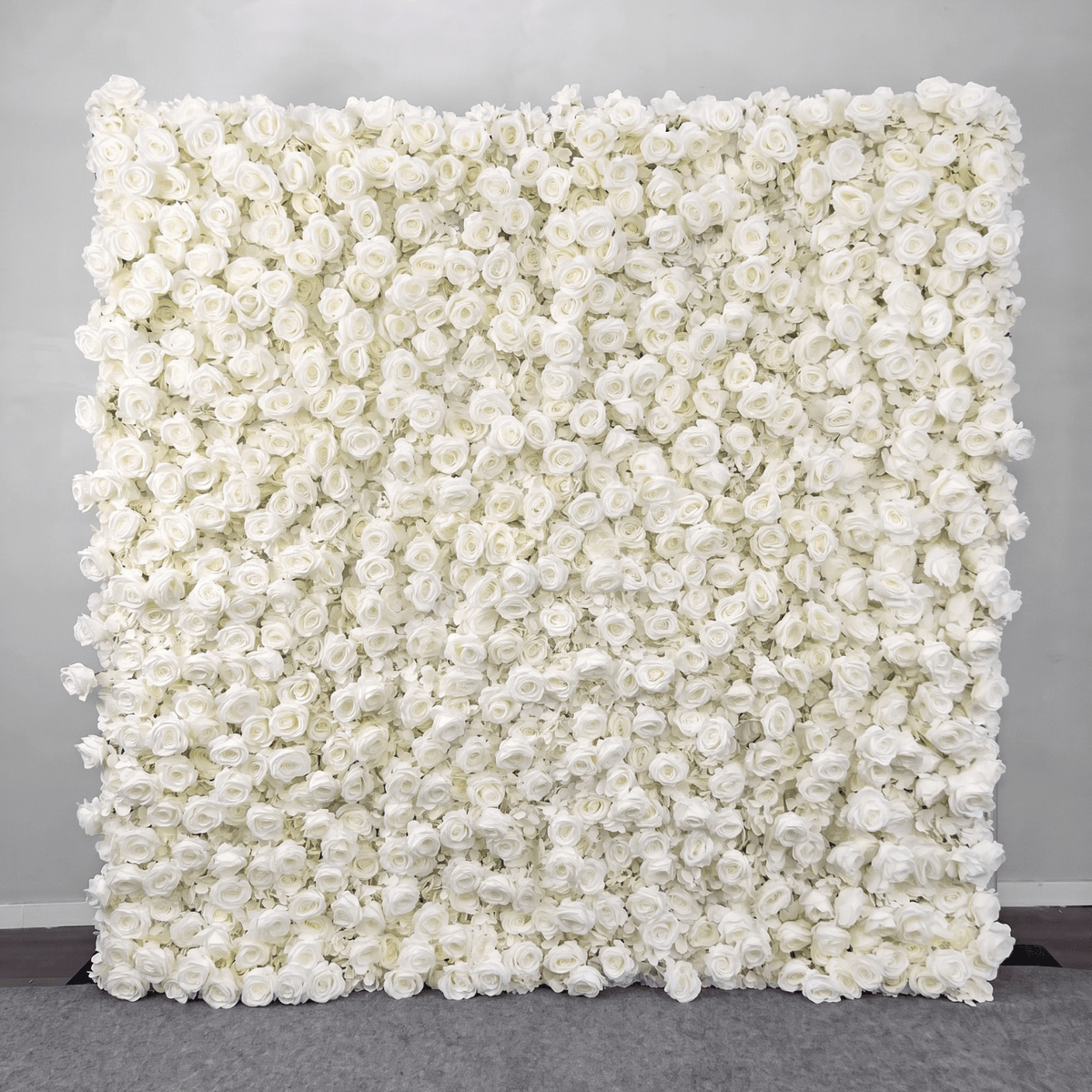 Cream Rose Flower Backdrop Wall