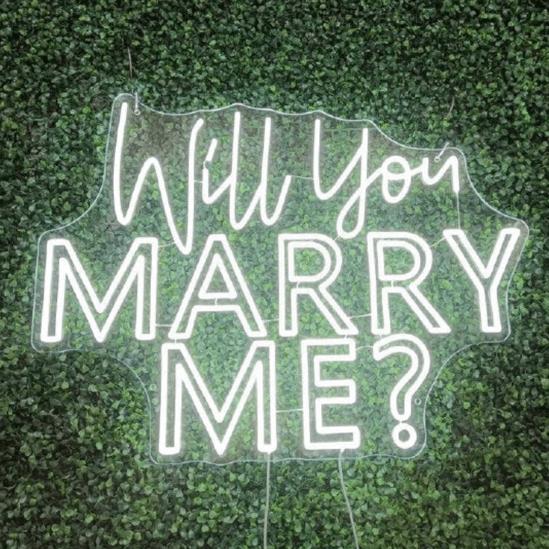 Will You Marry Me? Neon Sign