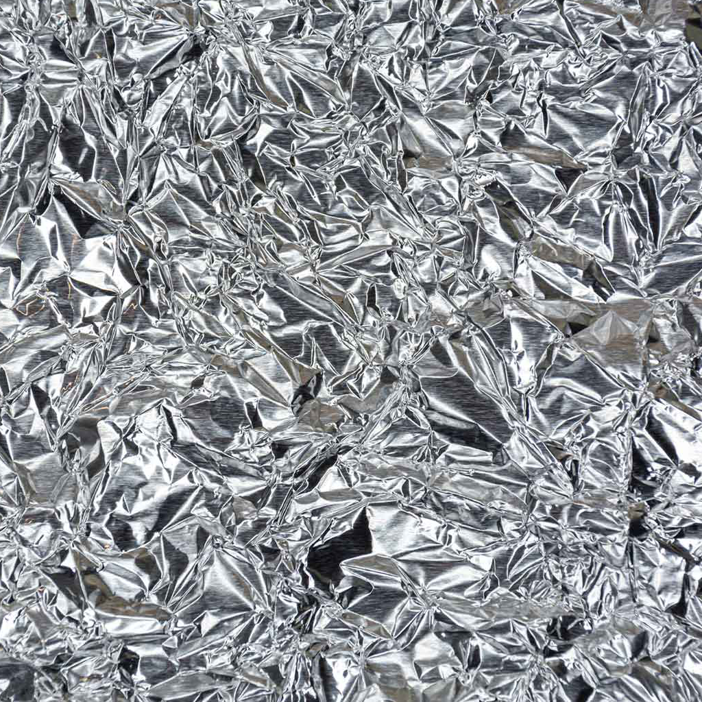 Silver Metallic Foil Shimmer Backdrop Wall