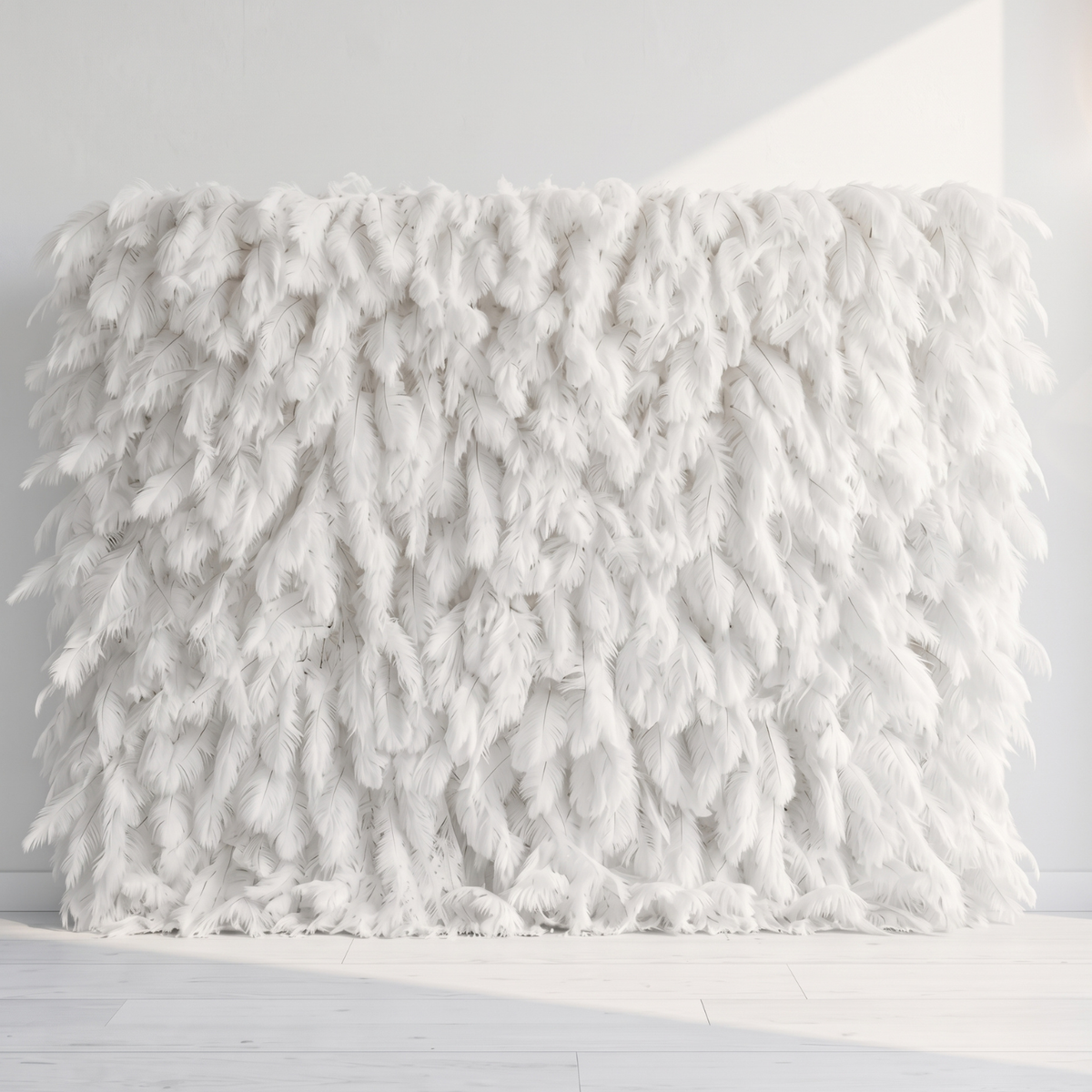 White Feather Backdrop Wall, another view